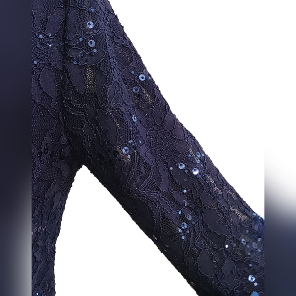 Lauren Ralph Lauren size 6 navy blue dress - Picture 5 of 10